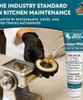 Application of Pro Grade Food Safe Lubricant For Kitchen Gear And Food Contact Surfaces, 1oz Tube, on kitchen equipment