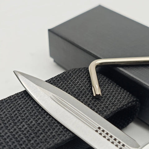 Rugged Folding Knife With Belt Clip For Camping And Outdoor Gear, 8.27 Inch Overall Length, 3.9 Inch Blade, on black mat