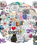 110 Piece Science Stickers Pack For Chemistry Biology Physics Fans With Assorted Fun Vinyl Decals For Classrooms Labs Laptops
