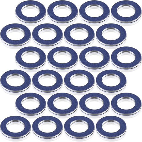 Toyota 24 Pcs Aluminum Oil Drain Plug Gaskets Kit With Crush Washers Seals For Toyota Lexus Scion For Easy Oil Changes