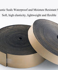 Dope Foam Rubber Seal Strip With Super Strong Self-Adhesive Backing, 10M Length Reusable weatherproof gasket roll, black rubber