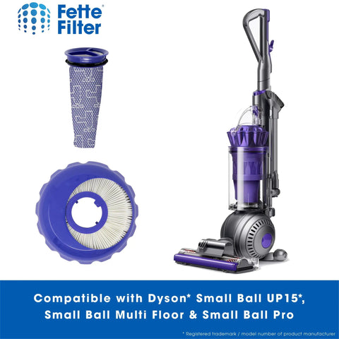 Vacuum Filter Set For Small Ball UP15, Small Ball Multi Floor, And Small Ball Pro - 2 Pack Replacement Filters with vacuum