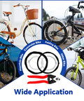 103 Piece Universal Bike Brake And Shift Cable Kit With Stainless Line Cutter for various bike types and DIY maintenance.