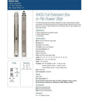 Pro Grade 22 In Side Mount Full Extension Drawer Slide Pair with smooth gliding steel for 100lb load capacity, suitable for kitchen and bath.