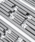 PPFEITOU 18pcs stainless steel extension springs with hook ends, 0.047x0.4x2.76 in