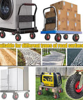 Rugged Heavy Duty Industrial Caster Wheels With Side Brakes Swivel Casters For Furniture Utility Carts on various surfaces