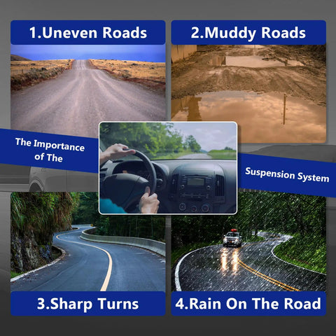 4 Piece Front Suspension Lower Control Arm Kit With Ball Joint And Stabilizer Sway Bar Link Replacement For Nissan Versa Versa Note Micra 2012 to 2019 2014 to 2019 2015 to 2019, front lower arm kit for uneven roads and rain