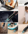 Powerful Cordless Handheld Vacuum Cleaner With 16000 Pa Suction And Brushless Motor in various cleaning scenarios