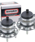 Front And Rear Wheel Hub Bearing Assembly 5 Lug Set Replacement For Hyundai Sonata Tucson Kia Cadenza Optima 2015 2019 4Piece