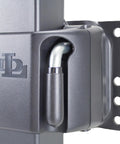DLx-SF Marine jack swivel, gray metal with side mounting bracket and swivel pin, 2,000 lb capacity