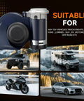 Badass Snail Air Horn Pumps Out Straight Up Knockout Volume For Trucks Cars And Bikes Featuring Built In Air Pump with suitable 12V design.