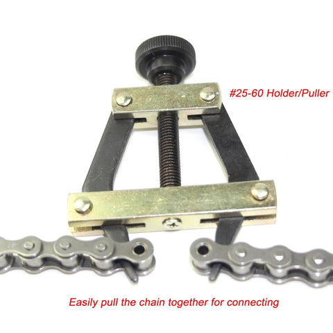 Minibike Chain for Go Karts and Mini Bikes 41 Roller Chain 10 Feet With Master Link Offset Links Connecting Link and Chain Detacher Tool Kit