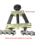 All In One Roller Chain Breaker Cutter Kit For 25 To 60 Chain Sizes with holder and puller for chain connecting