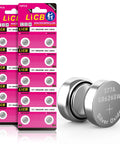 Dead On Accurate 20 Pack SR626SW 377 626 Watch Batteries 1.5V Button Cell Replacement showing silver button cells and packaging.