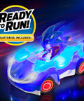Sonic Glow Racer RC Car Ready To Run One Twenty Eight Scale Remote Control Vehicle With Light Up Body Shining