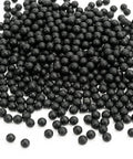 500 Pack Cabinet Door Spacers Rubber Bumper Balls For Raised Panel Grooves Quarter Inch Gap Adjusters Woodworking Tools close-up of black rubber balls