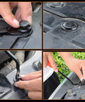 190 Piece Car Retainer Clips And Fastener Remover Kit With 18 Common Sizes being used on car panels and trim