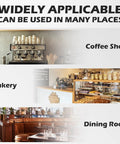No Sweat Automatic Cup Sealer, 140 Watt Commercial Foil Wrapping Machine With Integrated Digital Counter in coffee shop, bakery, dining room.
