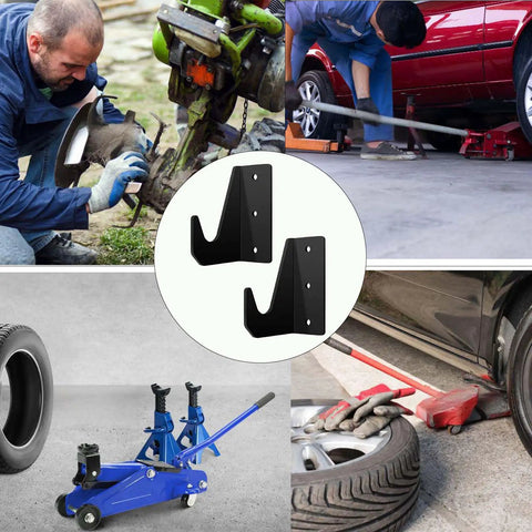 2 Pack Wall Mount Jack Stands Organizer For Floor Jacks Universal Car Jack Holder Space Saving Garage Rack Brackets And Hangers with various uses.