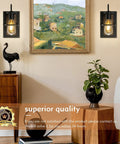 Room with modern farmhouse wall light fixture wall sconce in wood and matte black finish for bathrooms with open rustic design.