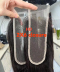 HD 2x6 Swiss Lace Closure With Melt Skin For Glueless Install, Long Deep Parting, Pre Plucked Natural Hairline, 18 Inch Human Hair