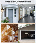 Motion Sensor Alarm System With IoT Remote Control Human Infrared Detection Security Siren Light for home, garage, shop.