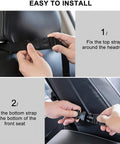 Installation steps for Backseat Car Organizer With 8 Large Pockets And Tablet Holder For Kids And Toddlers Keeps Snacks Toys Diapers And Devices