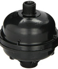 Whirlwind Filter For Spray Guns And Paint Booths, black heavy-duty air filter component with threaded top