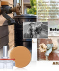 2 Pack Vacuum Breaker Float Kit And Anti Siphon Valve Repair Kit For Woodford RK 17VB Model 17 Wall Faucets Before and After