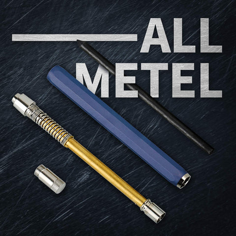 5.6mm Mechanical Pencil Lead Holder With Clip Metal Clutch Built In Sharpener Automatic Graphite Lead Refills Tool For Construction Drafting Crafting Sketching And Art Projects A Real Workhorse