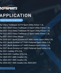 Application list for Vapor Canister Purge Pump Replacement For 2020 2021 Cadillac XT4 XT5 2020 2021 GMC Acadia 2020 2021 Chevy Blazer 2020 2021 Trailblazer 2021 Buick Encore Easy Install