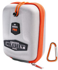 Hard Shell Golf Rangefinder Case With Universal Fit Holds Rangefinder And Two Golf Balls EVA Carry Case With Carabiner Clip Rugged Protective Box