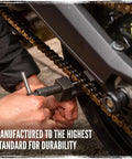 Using Link Monkey Motorcycle Chain Breaker And Riveting Tool For Quick Chain Length Adjustment And Sprocket Changes