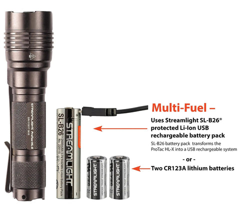 HL-X 1000 Lumen Tactical LED Flashlight With Ten-Tap Programmable Power Modes, Balanced Beam For Center Throw And Wide Peripheral Illumination, Black For Everyday Carry