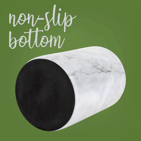 Party Ready Marble Wine Chiller Bucket That Keeps Wine And Champagne Ice Cold, Durable Bottle Cooler For Most 750ml Bottles