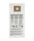 Disposable Filter Bags For 3.5 Gallon Wall Mount And HangUp Vacs Dry Pickup Only Quick Cleanup No Mess Disposal 3 Pack