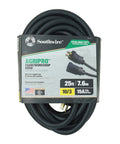 Beefy Workhorse Extra Heavy Duty Ten Gauge Three Conductor Extension Cord 25 Feet For Farm And Workshop SJTOW All Copper