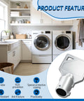Set Of Five Replacement Keys For Speed Queen Coin Laundry Machines GR777 GR800 GR888 GR100 GR999 For Commercial Washers And Dryers Great For Coin Operated Units And Maintenance displayed with washer and dryer in a laundry room