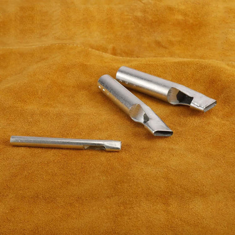 Leather Craft Oval Hole Punch Set For Belt And Watch Band Making Hardened Carbon Steel Oblong Punches on suede fabric