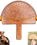 Heavy Duty Birch Wood Precision Angle Finder With Dead On Degree Measurements Quick Miter Setup And Spot On Carpenter Welder Diy Project Alignment Tools Solid on a wooden background.