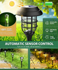 Outdoor Solar Lights For Yard And Pathway Waterproof Landscape Lighting For Garden Patio Walkway Driveway 8 Pack Warm White