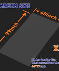Pet Resistant Window Screen Replacement Mesh 48W X 99L 2 Pack Durable Polyester DIY Repair Kit