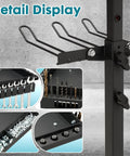 Close-up of Rolling Work Table With Adjustable Height, Mobile Tool Cart For Drills And Bits Storage showing tool organization features.