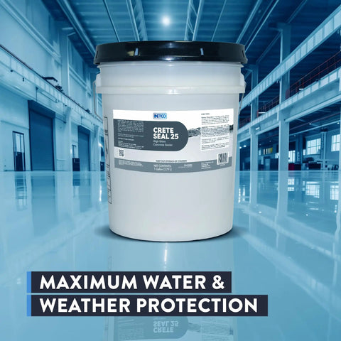 Next Level Concrete Sealant Brings Badass High Gloss Protection for waterproofing surfaces with 1-gallon concrete sealer.