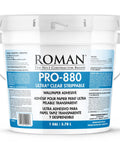 Ultra Clear Strippable Wallpaper Adhesive And Paste For Any Wallcovering, Heavy Duty Formula, Easy Water Dilute, Covers About 330 Sq Ft Per Gallon, Ideal For DIY Projects And Quick Clean Wall Install product image showing 1-gallon PRO-880 container.