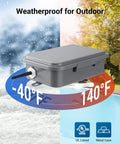Outdoor Smart WiFi Pool Pump Timer Box Hooked Up With Heavy Duty 40A 120 277 VAC 2HP Wireless Controller Weatherproof