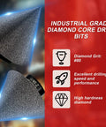 Diamond Beveling Chamfer Bit With M14 Hex Shank For Tile Marble Granite Porcelain 1 3 8 Inch Hole Enlarger And Edge Polisher