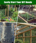 Heavy Duty Galvanized Wire Mesh Roll Shut Out Unwanted Critters, 24" x 50", for DIY garden barriers and tree protection.