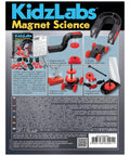 Box cover of KidzLabs Magnet Science Kit for Kids With 10 Hands On Magnetic Experiments And Games And 25 Plus Pieces To Build And Learn STEM