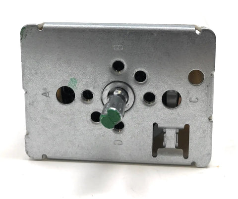 Front view of Replacement Cooking Switch 3148953 812101 for 8 Inch Burner 2100 Watts 240V showing connector and mounting points.